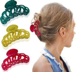 Krenoz Hair Claw Clips for Women, Hair Catch Banana Clips Clamp Hair ...