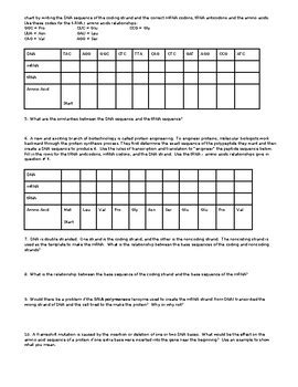 Image result for Protein Synthesis Practice