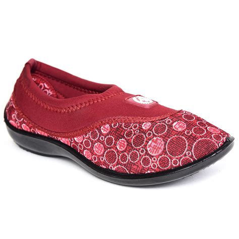 Buy AJANTA Women Maroon Casual Shoe PU2537 at Amazon.in