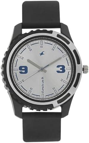 Fastrack Blue Dial Quartz Analog Leather Watch For Men-NS3124SL02 ...