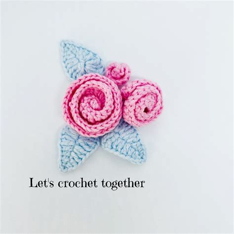 Image result for Large Crochet Rose Pattern
