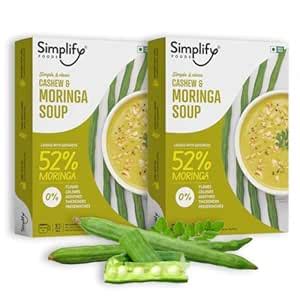 Simplify Foods Cashew & Moringa Instant Soup | Made with 52% Real ...