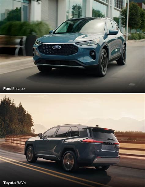 Ford Escape Vs. Toyota RAV4 | Interior, MPG, Engine, Specs