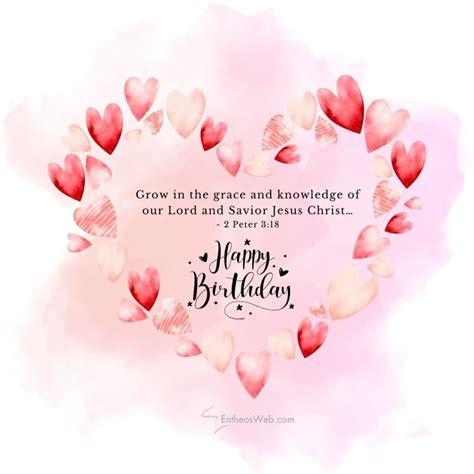 Christian Happy Birthday Images with Bible Verses | EntheosWeb