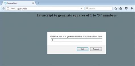 Image result for How to Square Numbers in JavaScript