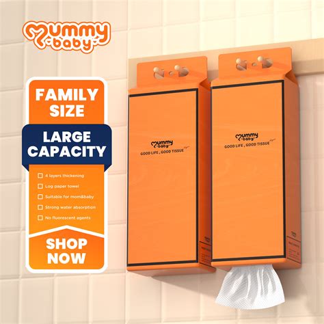 1800 Sheet Wall-Mounted Toilet Paper Large Family Pack Extra Strong ...