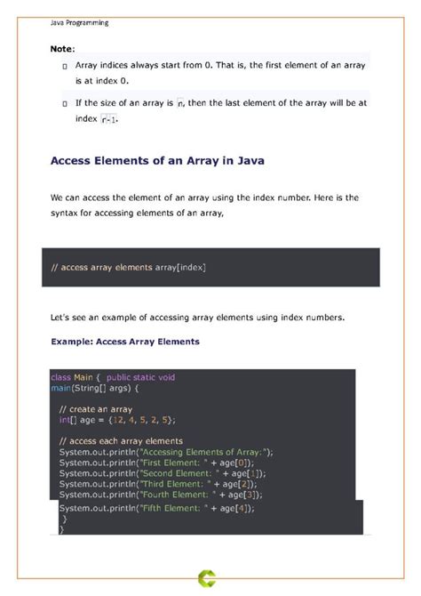 Image result for Array Java-PDF
