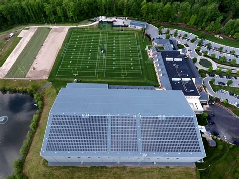 Baltimore Ravens training facility powered by SolarWorld panels