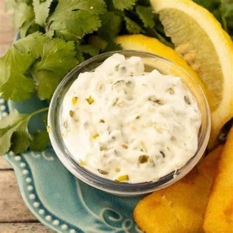 4 Ingredient Tartar Sauce with Capers - Mindee's Cooking Obsession
