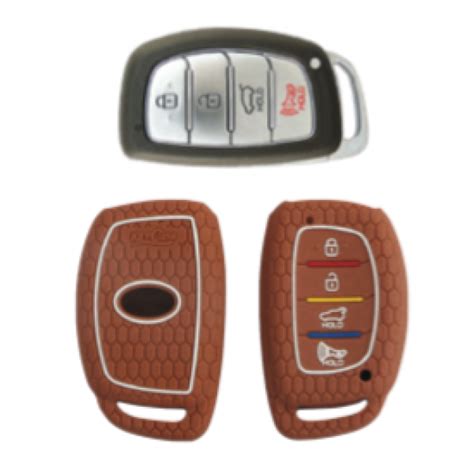 KeyCare KC-30 Key Cover Silicone For Creta / Elantra / i20 2021 Onwards ...