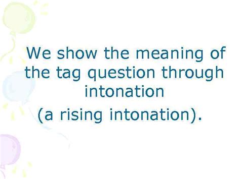 Image result for Intonation Question Tag