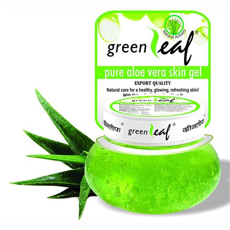 Buy Green Leaf Pure Aloe Vera Skin Gel 120 gm | 19 Minutes Delivery ...