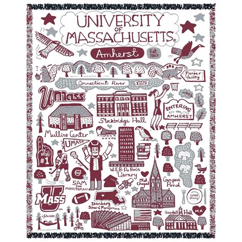 JULIA GASH COLLECTION TAPESTRY BLANKET | UMass Store