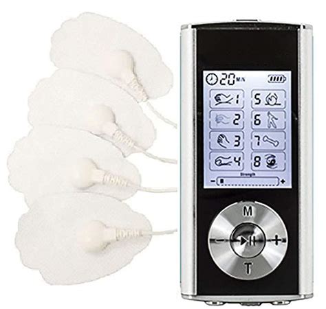 Buy Pain Therapy, Electronic Pulse Muscle Massager Machine Rechargeable ...