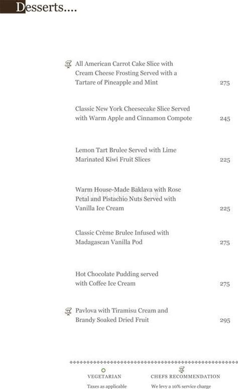 Menu at Espresso Grill, New Delhi, 14 Gf