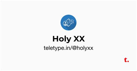 Holy XX — Teletype