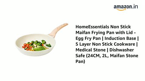 Watch HomeEssentials Non Stick Maifan Frying Pan with Lid - Egg Fry Pan ...