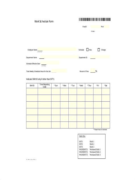 Image result for Schedule Examples
