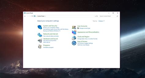 Image result for Enable Control Panel Windows-1 0