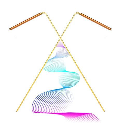 Buy MyDeal Solid Copper and Brass Dowsing Rods with Smooth Movement for ...
