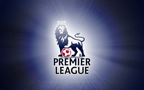 Download Premier League Logo Against Light Wallpaper | Wallpapers.com