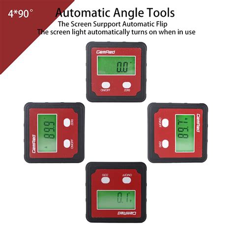 Buy GemRed Digital Level Tool, Digital Angle Finder Tool, Digital ...