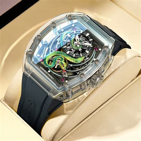 Bonest Gatti BG6004-R2 Black Crystal Series Automatic Watch