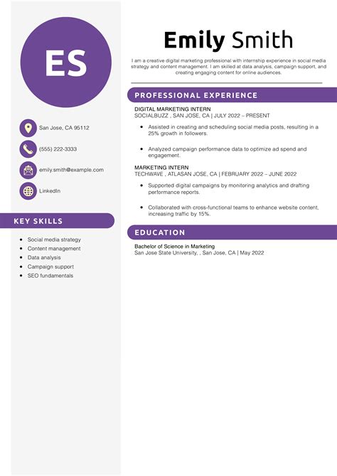 Best Marketing Resume Examples and Templates for 2025