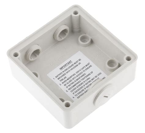 56ES1GY Schneider Electric | Schneider Electric PC Back Box, 1 Gangs ...