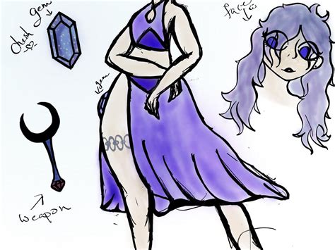 My Blue goldstone gemsona ik it's kinda bad lol😅 | Sketches, Gemsona ...