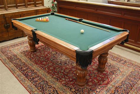 Lot - CUSTOM 'BAR' SIZE POOL TABLE WITH ACCESSORIES