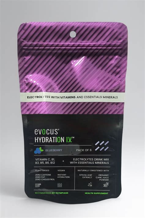 Buy Hydration IV Electrolyte Drink Mix - Blueberry Burst | Evocus