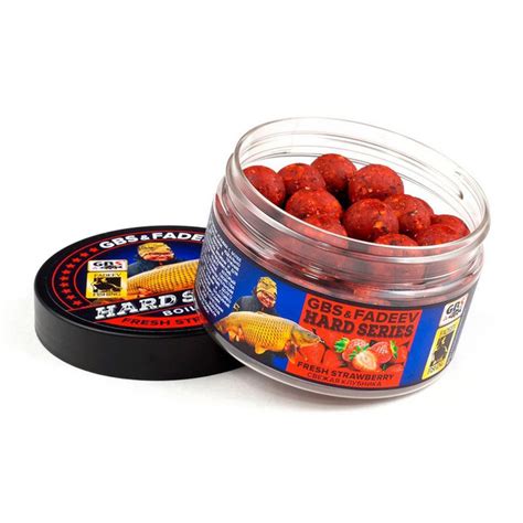 Бойлы Вареные GBS & Fadeev hard series FRESH STRAWBERRY 20 мм - купить ...