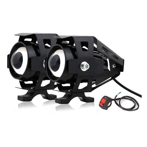 Casago CSU5SB2 U5 LED Fog Light with Switch Hi Low Strobe Beam Driving ...