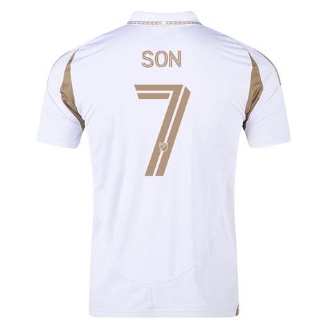 adidas Men's Son Heung-min LAFC Away Jersey 25/26 (White/Gold) - Soccer ...