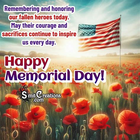 Memorial Day Wishes - Smit Creations – Your Daily Dose of Fun.