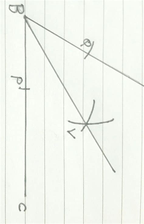 construct an angle of 60 degree with ruler and compass and draw it's ...