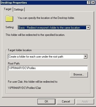 Roaming Profiles or Folder Redirection 的图像结果