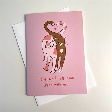 Purr-fect Valentine's Cards - Etsy | Friend valentine card, Valentine ...