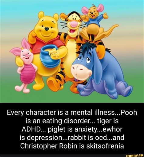 Pooh Bear Psychological Disorders