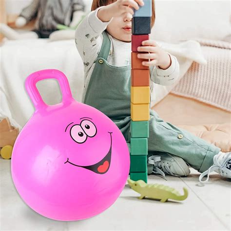 Buy Lucario Bounce Rubber Hop Ball for Kids Space Hopper Jump Handle ...