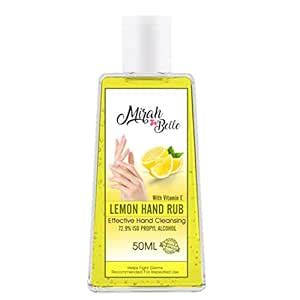 Mirah Belle - Lemon Hand Rub Sanitizer (50 ML) - BUY 20 GET 2 EXTRA ...