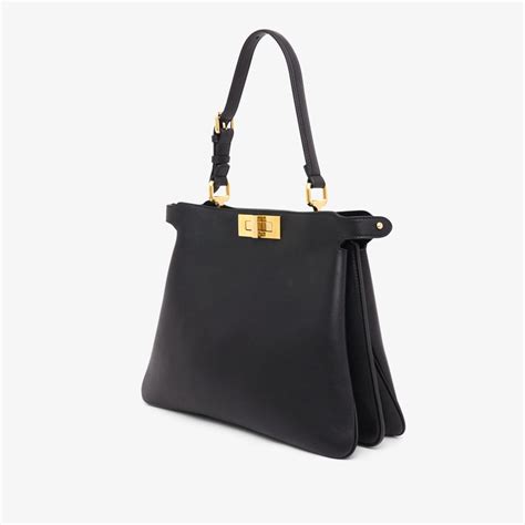 Peekaboo Soft Medium Leather Black | Fendi