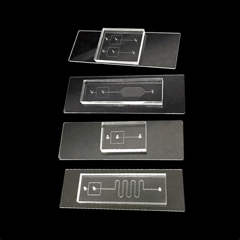 Pdms Microfluidics Cross Drop Chip Board 1 Pcs Microfluidic Chip ...