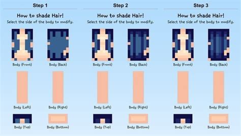 Image result for Minecraft Skin Hair Tutorial