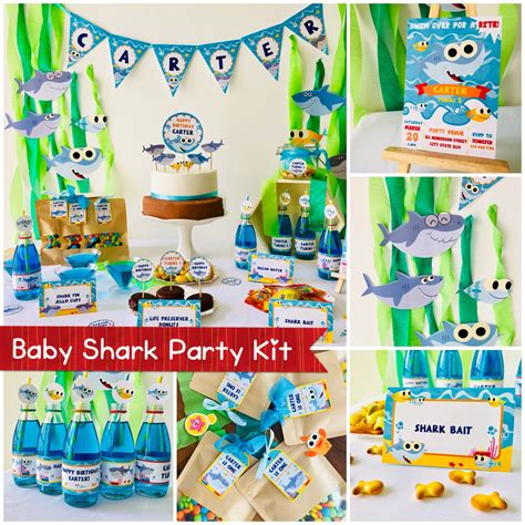 Super Simple Songs Baby Shark EDITABLE Birthday Party Bundle/ | Etsy ...