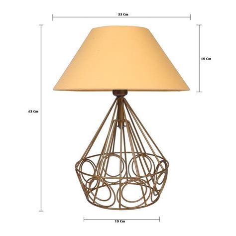 Buy Farmhouse Table Lamp - Gold Online in India | Vaaree