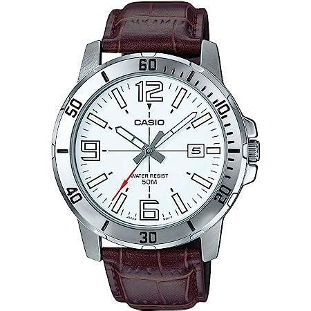 Casio Enticer Analog White Dial Men's Watch - MTP-VD01L-7BVUDF (A1372 ...