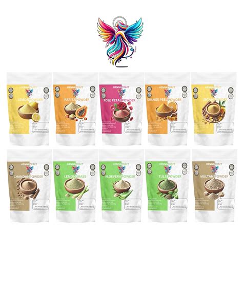 Henna Craft Ultimate Skincare Combo – Ubtan, Rose, Multani, Tulsi ...