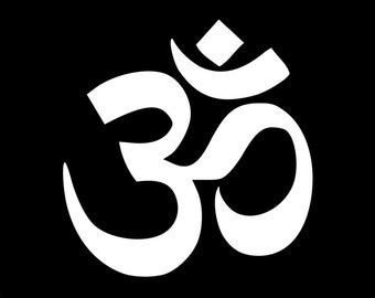 Buy Aum Om Decal Aum Om Symbol Die-cut Decal Car Window Sticker Wall ...